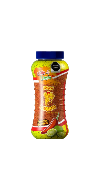 Dulce Miguelito Chile-Limón Botella 200 GR.