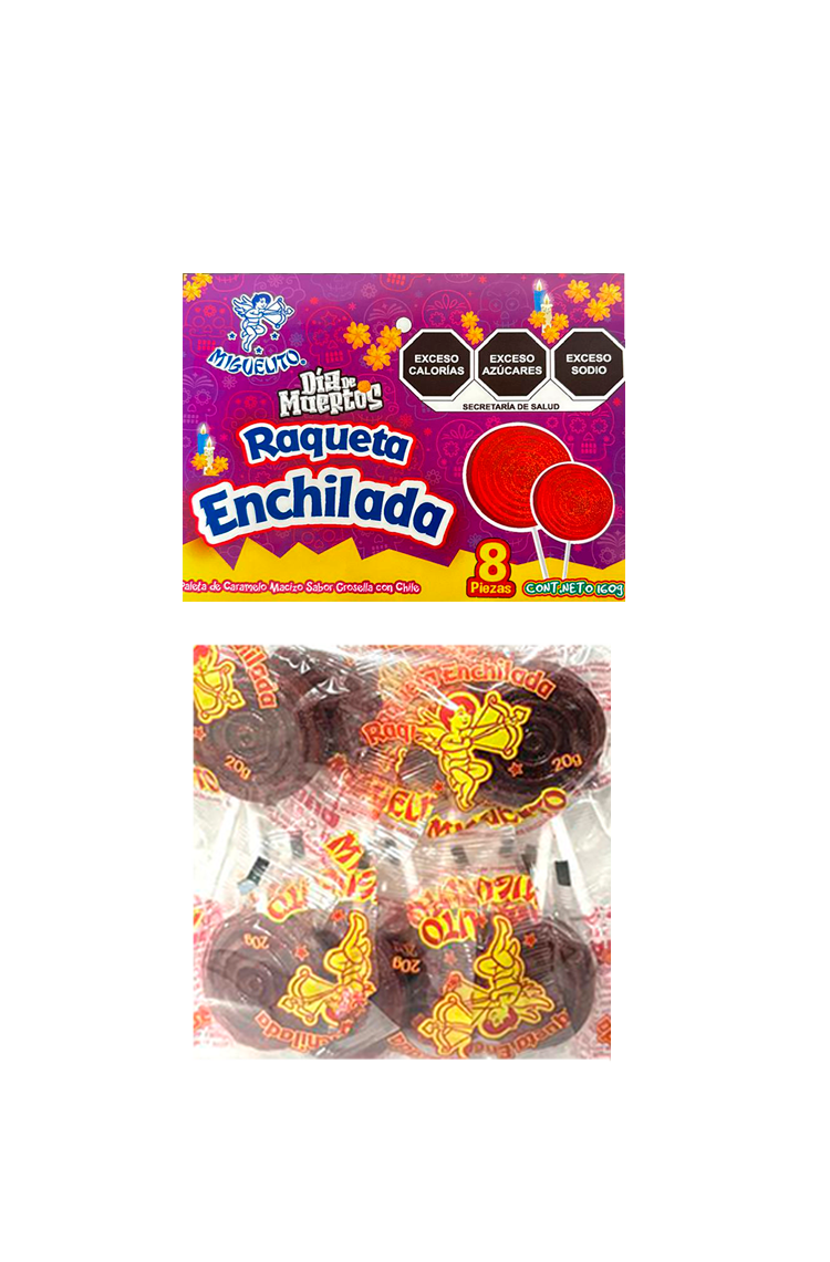 Raqueta Enchilada 8 pz